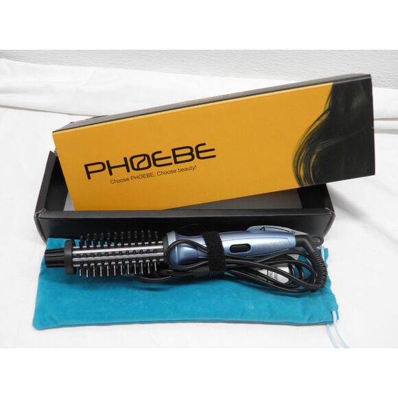 Mini Curling Iron Hair Brush For Travel 3/4 Inch Dual Voltage Ceramic Tourmaline - Picture 1 of 2